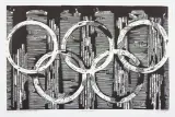 Emilia Nożko-Paprocka, OLIMPIADA, 1976, linoryt, papier
