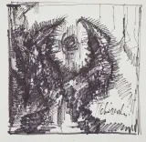 Jerzy Tchorzewski, BEZ TYTUŁU, 1975, flamaster, papier