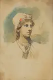 Wojciech Gerson, DZIEWCZYNA W LUDOWYM STROJU
