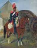 Piotr Michałowski, ŻOŁNIERZ FRANCUSKI NA KONIU