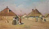 Jan Kazimierz Olpiński, STARY ŻYWIEC, 1913, olej, płótno