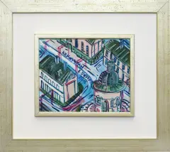 Edward Dwurnik, KRASNYSTAW, 2015, olej, płótno