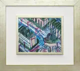 KRASNYSTAW by Edward Dwurnik, 2015, olej, płótno, sold Sep 2018