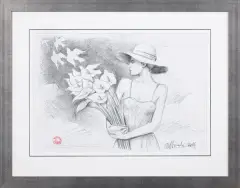 Rafał Olbiński, Kalie, 2016, ołówek, papier