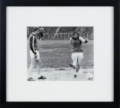 Vito Liverani, ZBIGNIEW BONIEK I ANDRZEJ SZARMACH, 1982, fotografia czarno-biała