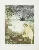 Marian Paweł Bocianowski, CYTATY Z B. SCHULZA I, 1980, akwaforta barwna, papier