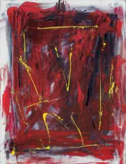 Jacek Sempoliński, MĘĆMIERZ, WISŁA, 1999, olej, płótno
