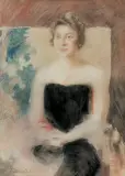 Teodor Axentowicz, PORTRET DAMY
