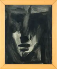 Roman Opałka, TWARZ, 1957, tempera, papier