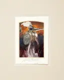 PSALM 52,3 by Andrzej Strumiłło, inkografia, papier kremowy, sold Apr 2018