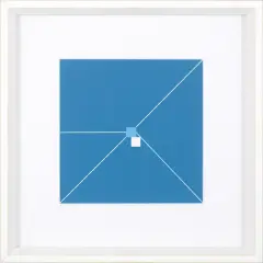 KOMPOZYCJA by Henryk Stażewski, 1980, serigrafia, papier, sold Apr 2018