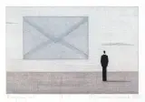NIENAPISANY LIST by Joanna Wiszniewska-Domańska, 2009, technika własna, papier, sold Apr 2018