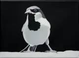 Antoni Janusz Wojnarowski, WRÓBEL, 2018, olej, płótno