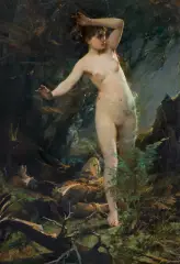 Kazimierz Alchimowicz, MILDA, 1890, olej, płótno