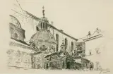 Leon Wyczółkowski, KAPLICA ZYGMUNTOWSKA, 1915, autolitografia, papier