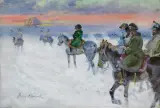 WIZJA NAPOLEONA by Jerzy Kossak, olej, płótno, sold Mar 2018