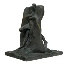 Barbara Falender, Z CYKLU GANIMEDES, 1986, brąz, kamień