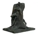 Barbara Falender, Z CYKLU GANIMEDES, 1986, brąz, kamień