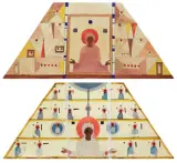 MARIA THEOTOKOS by Jerzy Nowosielski, ok. 1982, akwarela, ołówek, papier, sold Mar 2018