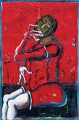 Eugeniusz Markowski, MANEKIN – R.1, 1982, olej, płótno
