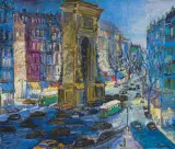 Jan Szancenbach, PEJZAŻ Z PARYŻA, PORTE SAINT-DENIS