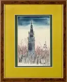 Jerzy Duda-Gracz, SYLWETA JASNEJ GÓRY (KARTKA ZE SZKICOWNIKA), 195