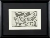 Leopold Lewicki, MUZYKANCI (GRAJKOWIE), 1931-32, odprysk, papier