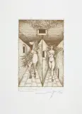 Leszek Rózga, ERATO, 1967, akwaforta sepiowa, papier