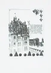 LIST ZNAD LOARY by Tadeusz Michał Siara, 1993, akwaforta, papier, offered Mar 2018