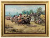 WESELE KRAKOWSKIE by Władysław Chmieliński, ok. 1950, olej, płótno, offered Feb 2018