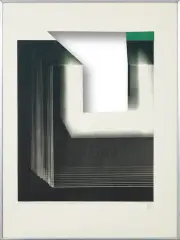 Jan Berdyszak, STUDIUM PO... IV, 1980-81, heliograf-offset barwny, karton,