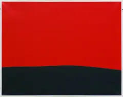 Jacek Bigoszewski, CZERWONY HORYZONT, 1989, akryl, płótno