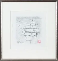 Rafał Olbiński, BEZ TYTUŁU, ołówek, papier