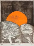 Jan Sawka, SEN III, 1970, akwaforta, sucha igła, papier