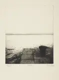 Tadeusz Michał Siara, Brzask, 1980, akwaforta, papier kremowy