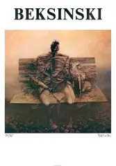 Plakat autorski by Zdzisław Beksiński, offset barwny, papier, sold Dec 2017