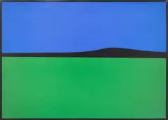 Jacek Bigoszewski, Niebo, 1984, akryl, płótno
