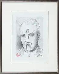 Rafał Olbiński, Bez tytułu, ołówek, kredka, papier