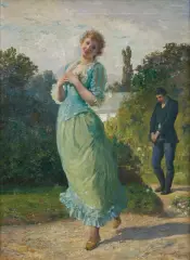 PSOTNICA by Wojciech Gerson, 1894, olej, płótno, sold Dec 2017