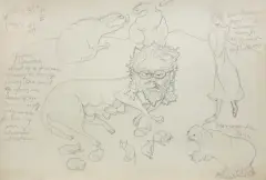 Stanisław Ignacy Witkiewicz, PROFESOR PULVERSTONE OKOCIŁ SIĘ.., 21 III 1937, ołówek, papier