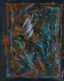 Jacek Sempoliński, MIEJSCE ZWANE CZASZKĄ – OPODAL, 1991, olej, płótno