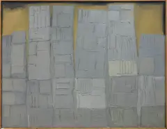 MUR by Alfons Mazurkiewicz, 1962, olej, płótno, sold Dec 2017