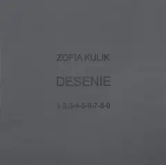 Zofia Kulik, DESENIE, 2007, teka (papier bawełniany, karton, płótno)