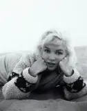 George Barris, MARILYN MONROE NA PLAŻY, 2006, fotografia czarno-biała, papier