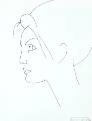 Tadeusz Kulisiewicz, RYSUNEK DWUSTRONNY, 1972, tusz pióro, papier
