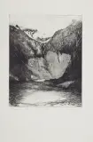 Tadeusz Michał Siara, FIORD, 1981, akwaforta, papier