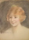 Teodor Axentowicz, Portret blondynki