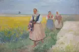 W drodze na majowe by Czesław (I. Zygmuntowicz) Wasilewski, lata 30. XX w., olej, płótno, offered Oct 2017