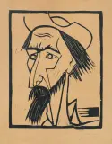 Don Kichot by Tymon Niesiołowski, 1955, linoryt, papier, offered Oct 2017
