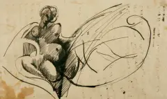 Leon Chwistek, LEDA, ok. 1925, atrament pióro, papier